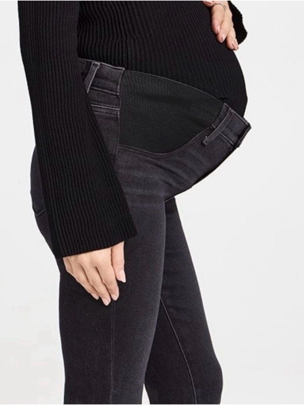 PAIGE Black Maternity Jeans - Claudine